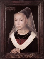 Hans Memling - paintings - Portrait of a Young Wife