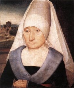 Hans Memling - paintings - Portrait of an Old Wife