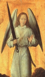Hans Memling - Bilder Gemälde - The Archangel Michael