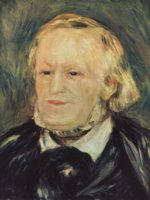 Pierre Auguste Renoir  - Peintures - Portrait de Richard Wagner