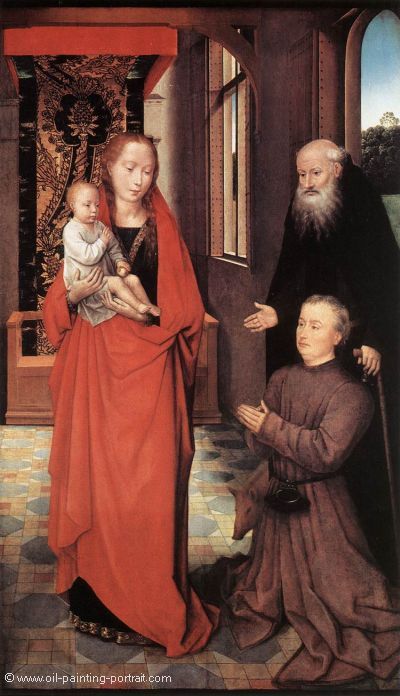 Virgin and Child with Saint Anthony the Abbot and a Donor