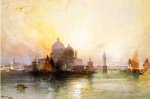 Thomas  Moran - Peintures - Une vue de Venise 