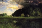 Thomas  Moran - paintings - Approaching Storm
