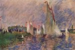 Pierre Auguste Renoir  - paintings - Sailboats at Argenteuil