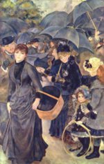 Pierre Auguste Renoir  - Peintures - Parapluies