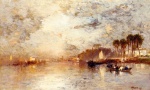 Thomas  Moran  - paintings - On the St. Johns River Florida