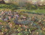 Pierre Auguste Renoir  - Peintures - Bosquet de roses