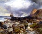 Thomas  Moran  - Peintures - Le lendemain du naufrage