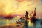 Thomas  Moran  - Peintures - Venise