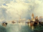 Thomas  Moran  - Peintures - Venise, le Grand Canal