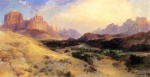 Thomas Moran  - Peintures - Vallée de Zion dans le sud de l'Utah