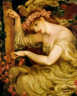 Dante Gabriel Rossetti - Peintures - Chanson