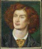Dante Gabriel Rossetti - Peintures - Algernon Charles Swinburne