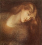 Dante Gabriel Rossetti - Peintures - Aspecta Medusa