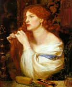 Dante Gabriel Rossetti - paintings - Aurelia (Fazios Mistress)