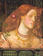 Dante Gabriel Rossetti - Peintures - Rosamund 