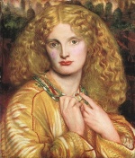 Dante Gabriel Rossetti - Peintures - Hélène de Troie