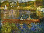 Pierre Auguste Renoir  - paintings - Banks of Seine at Asnieres