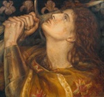 Dante Gabriel Rossetti - Peintures - Jeanne d'Arc