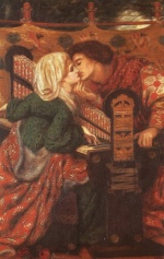 Dante Gabriel Rossetti - Peintures - La lune de miel du roi René