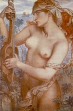 Dante Gabriel Rossetti - Peintures - Sirène Ligeia 