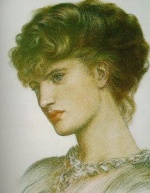 Dante Gabriel Rossetti  - Peintures - Portrait d'une dame