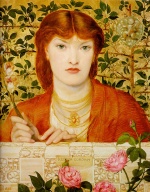 Dante Gabriel Rossetti  - Peintures - Regina Cordium