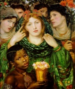 Dante Gabriel Rossetti  - Peintures - L´aimée