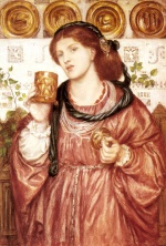 Dante Gabriel Rossetti  - Bilder Gemälde - The Loving Cup