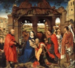 Rogier van der Weyden - Bilder Gemälde - Adoration of the Magi
