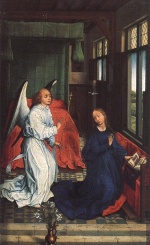 Rogier van der Weyden - Bilder Gemälde - Annunciation
