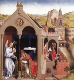 Rogier van der Weyden - paintings - Dream of Pope Sergius