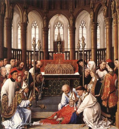 Exhumation of St. Hubertus