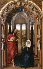 Rogier Van der Weyden - Bilder Gemälde - Minaflores Altarpiece (Right Panel)