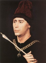 Rogier van der Weyden - paintings - Portrait of Antony of Burgundy