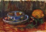 Pierre Auguste Renoir  - Peintures - Nature morte avec tasse