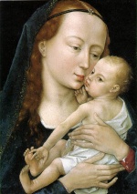 Rogier van der Weyden  - Bilder Gemälde - Virgin and Child