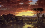 Frederic Edwin Church - Bilder Gemälde - A Country Home