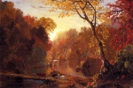 Frederic Edwin Church - Peintures - Automne en Amérique du Nord