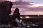 Frederic Edwin Church - paintings - Coast Scene