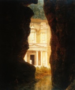 Frederic Edwin Church - paintings - El Khasne Petra