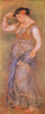 Pierre Auguste Renoir  - paintings - Dancer with Castanets (Gabriele Renard)