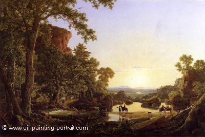 Hooker and Company Journeying through the Wilderness from Plymouth to Hartford