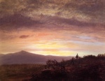 Frederic Edwin Church - Peintures - Mont Ktaadn