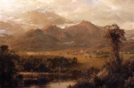 Frederic Edwin Church - Bilder Gemälde - Mountains of Ecuador (A Tropical Morning)