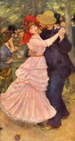 Pierre Auguste Renoir  - paintings - Tanz in Bougival