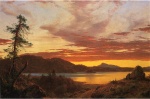 Frederic Edwin Church  - Peintures - Coucher du soleil