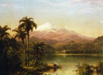Frederic Edwin Church  - Bilder Gemälde - Tamaca Palms