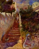 Pierre Auguste Renoir  - Peintures - Rue montante à Alger