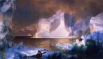 Fréderic Edwin Church  - Peintures - Les icebergs